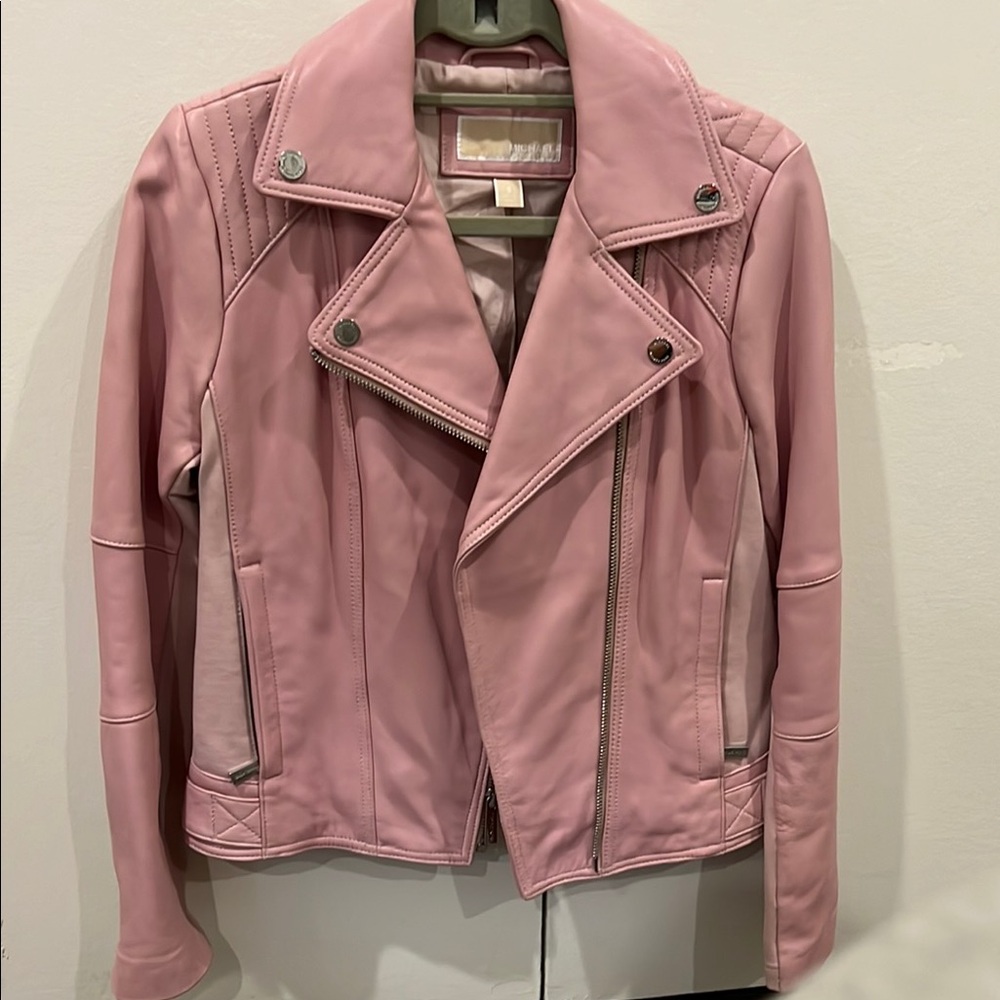 Pink Women's Biker Jacket